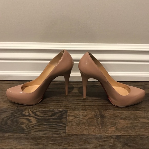Christian Louboutin Nude Rolando 38.5 or 8 (120mm) - Picture 2 of 5
